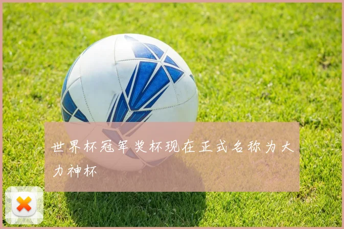 世界杯冠军奖杯现在正式名称为大力神杯