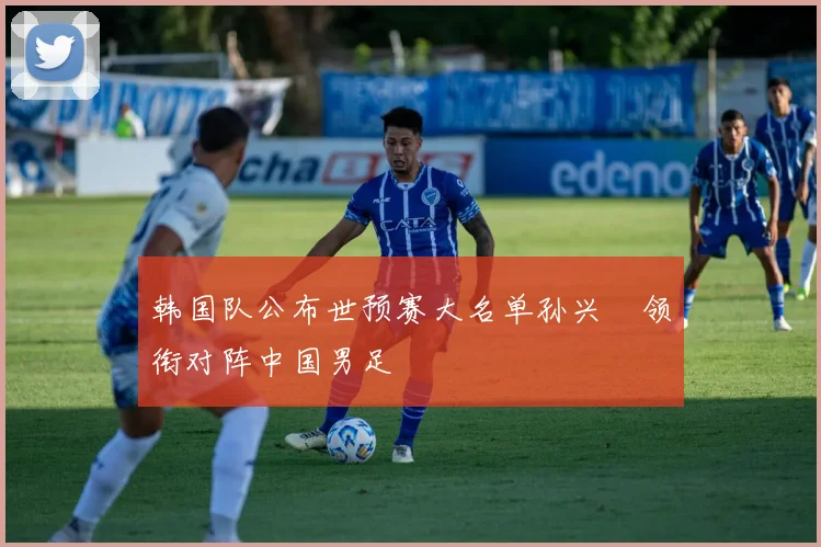 韩国队公布世预赛大名单孙兴慜领衔对阵中国男足