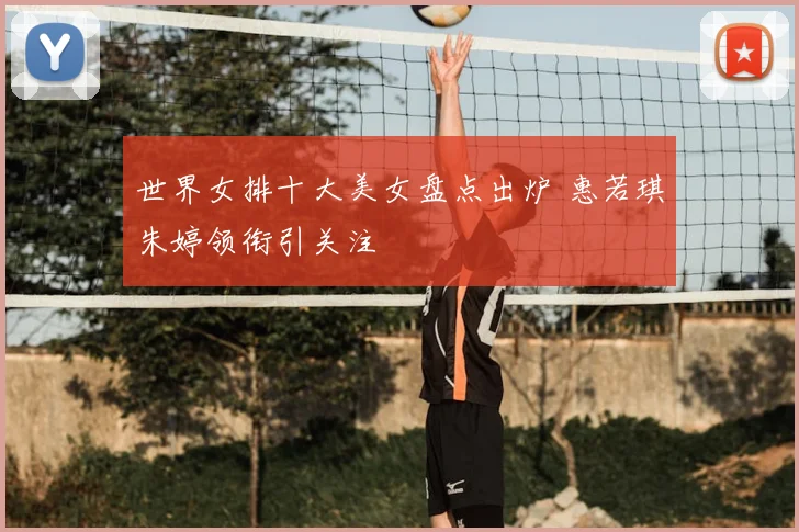 世界女排十大美女盘点出炉 惠若琪朱婷领衔引关注